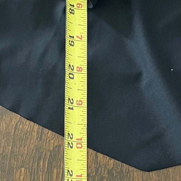 Time & Tru Black Ruffled V Neck Bathing Suit Top Size Medium New with tag - Picture 7 of 7